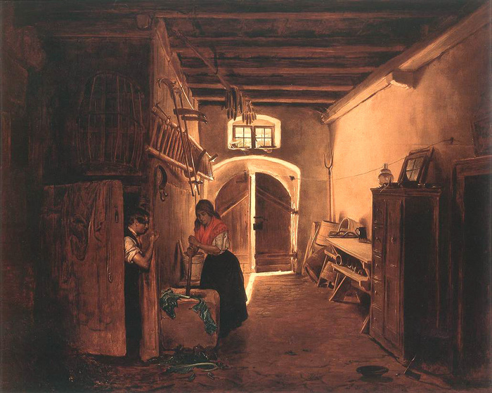 Debauchery, 1851, by Jozsef Borsos